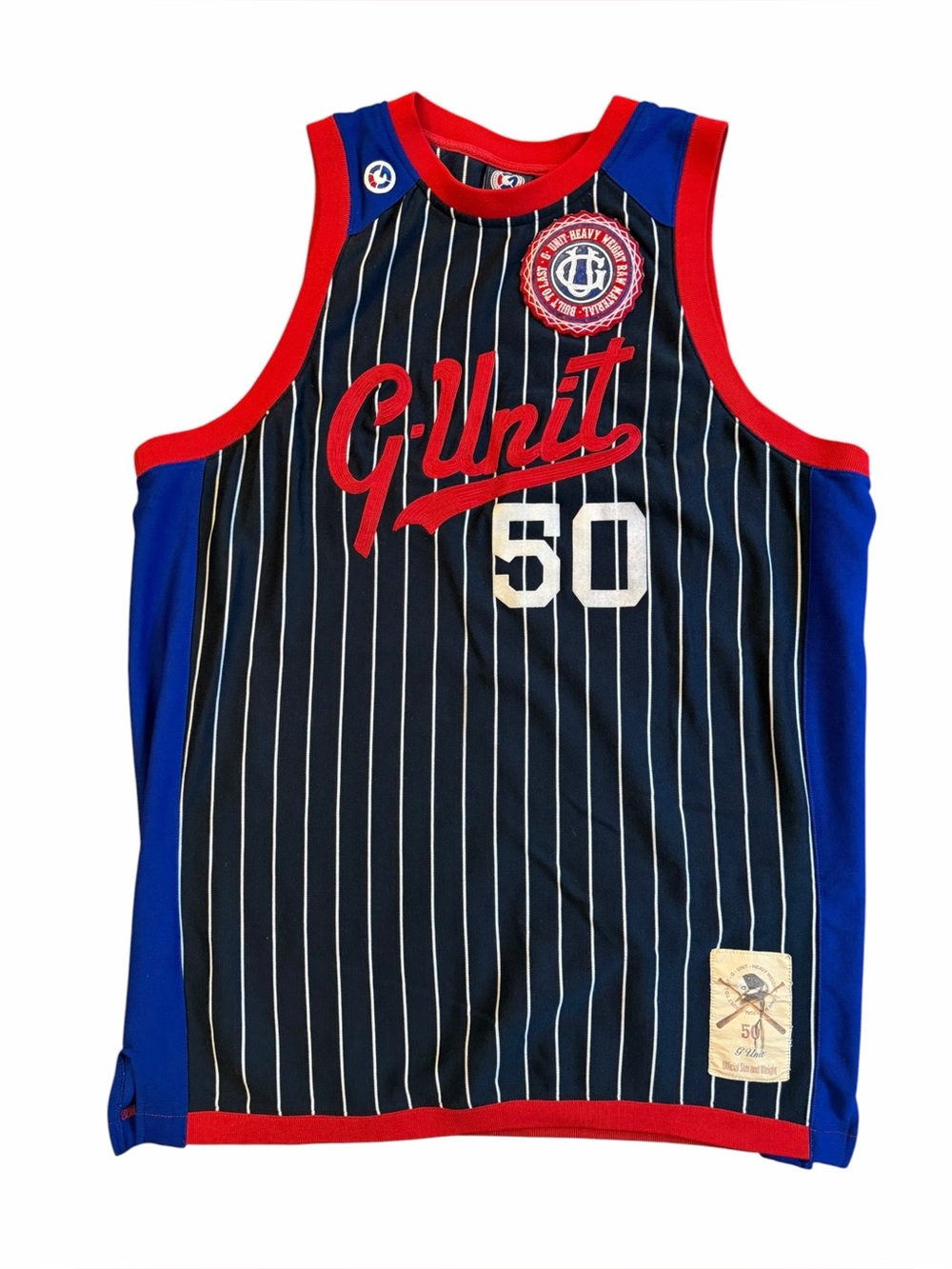 Vintage G-Unit Heavy Weight Jersey #50 Mens XL 2000s Hip Hop 50 Cent Y2K